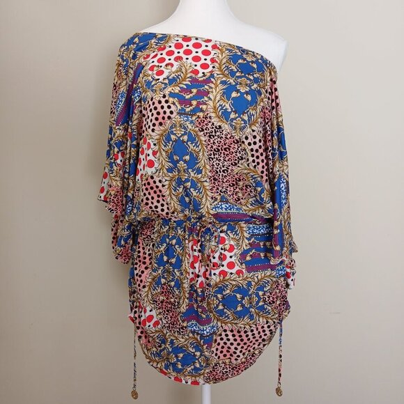 Luli Fama South Beach Dress Swim Coverup Multicolour Size Large - Picture 5 of 8